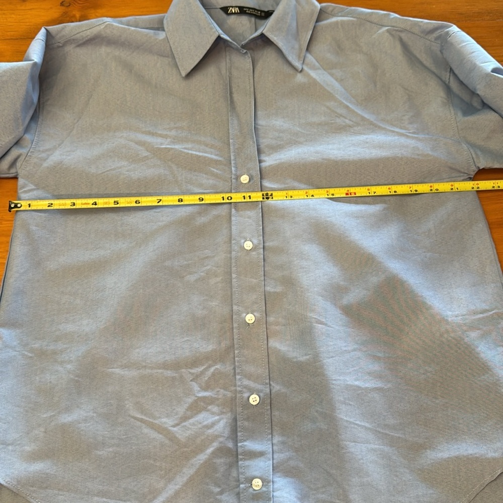 NWT Zara Basic Poplin Shirt - Picture 12 of 13